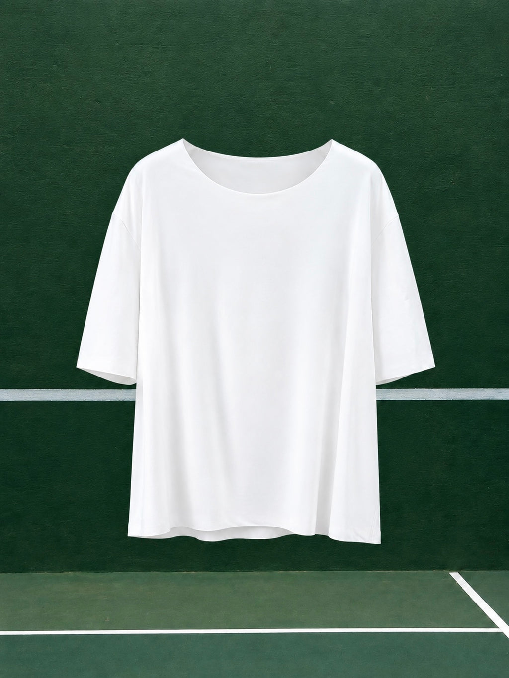 Wide Tee – White
