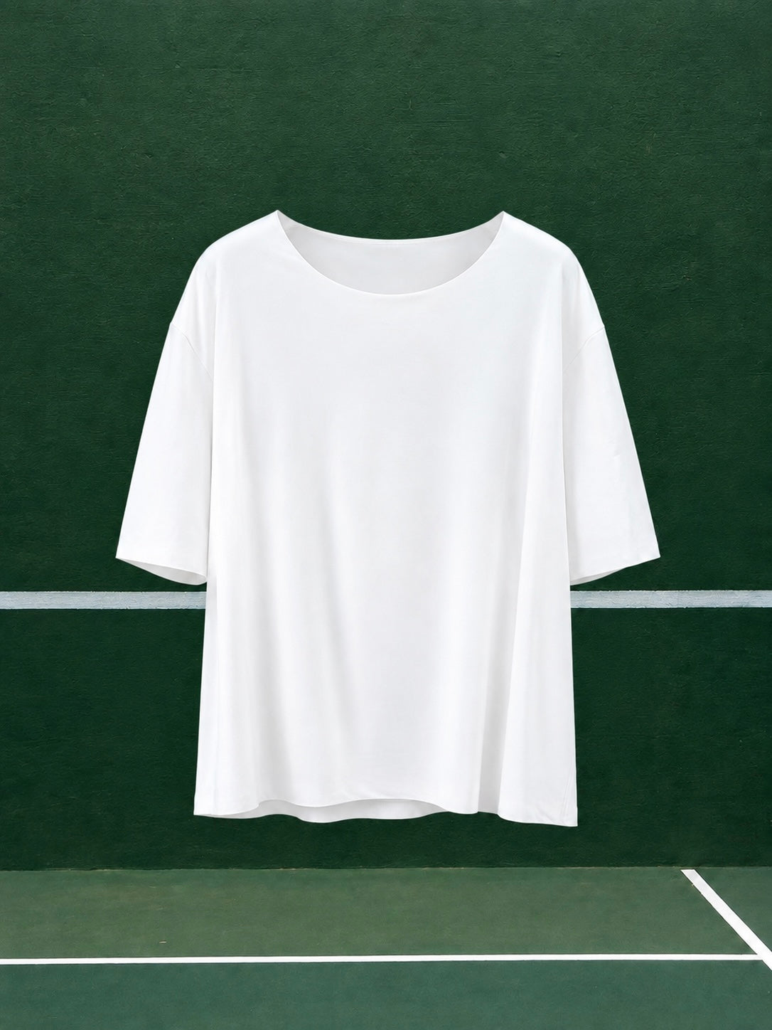 Wide Tee – White