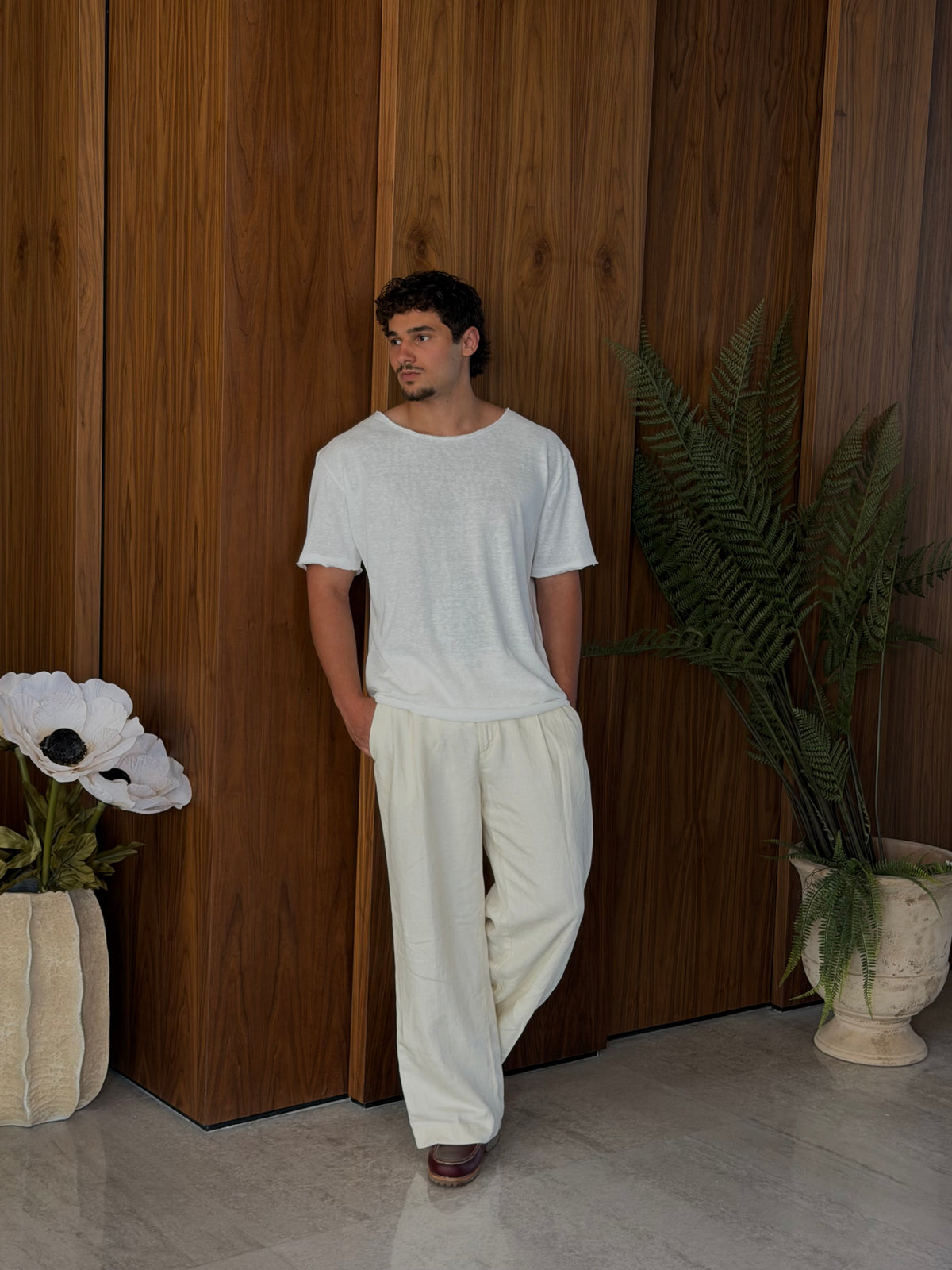 FRITZI Flow Pants – White