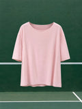 Wide Tee – Peach