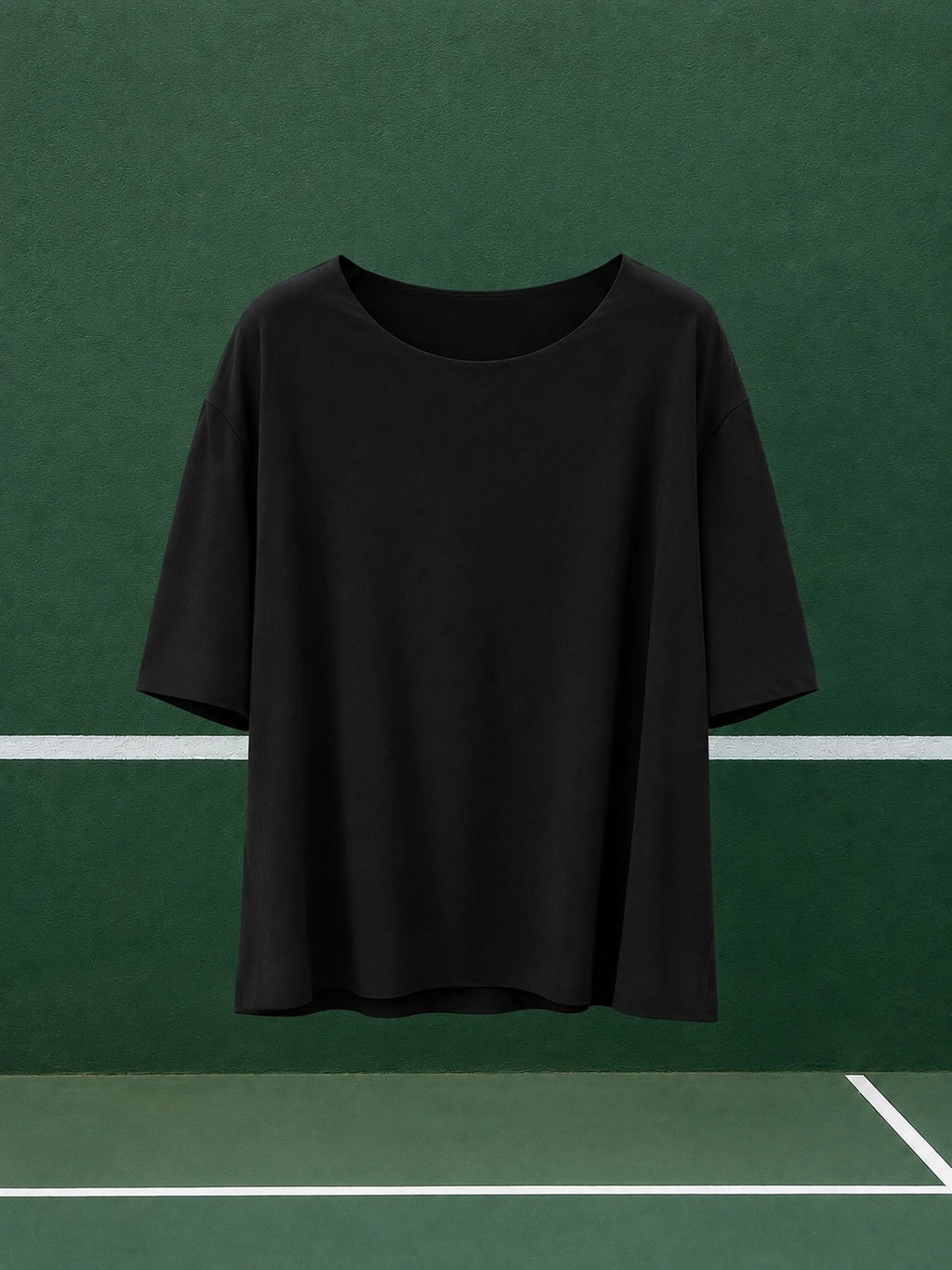 Wide Tee – Black