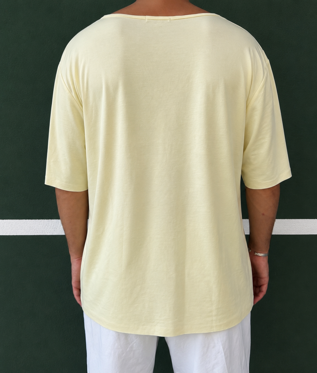 Wide Tee – Butter