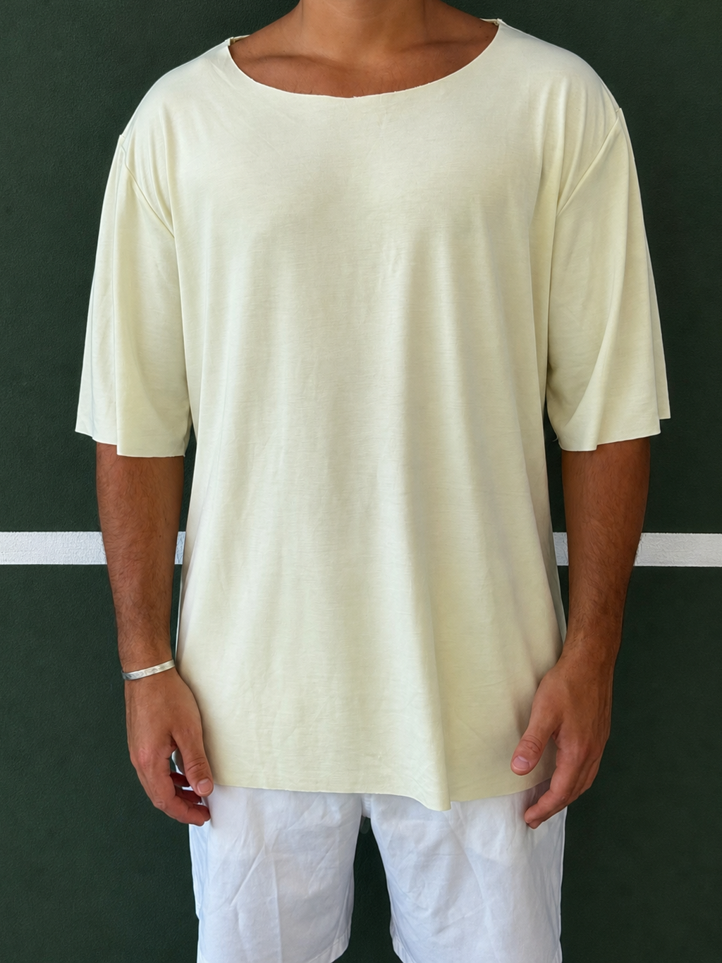 Wide Tee – Butter