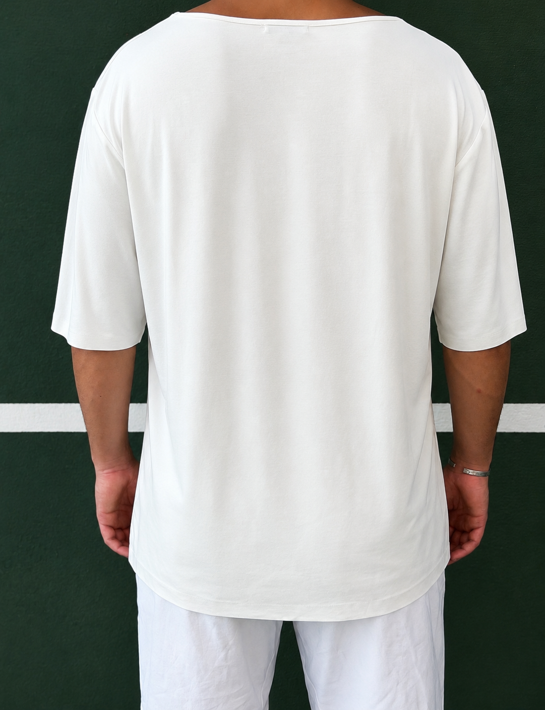 Wide Tee – White