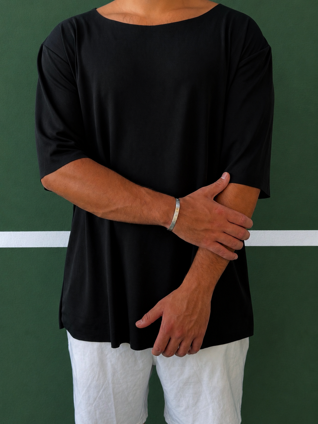 Wide Tee – Black